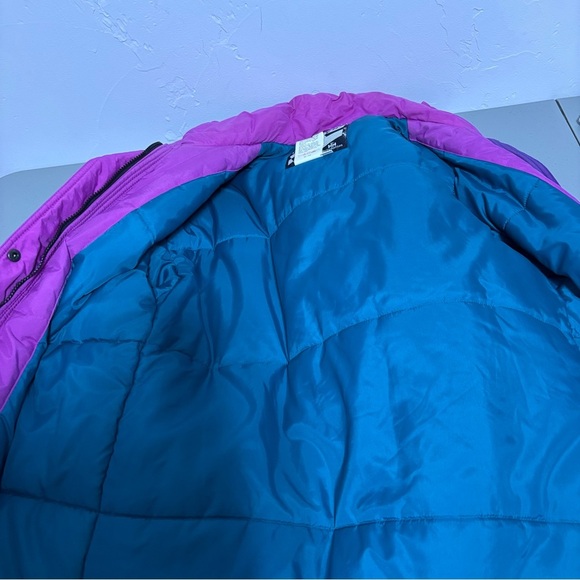 Europa Helly Hansen VTG 90s Women's Size 12 Snow Ski winter Coat Purple - Picture 5 of 8